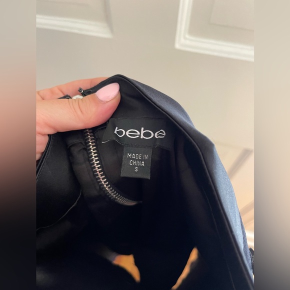 Bebe Silk Strapless Sweetheart Dress Size S - Picture 4 of 5